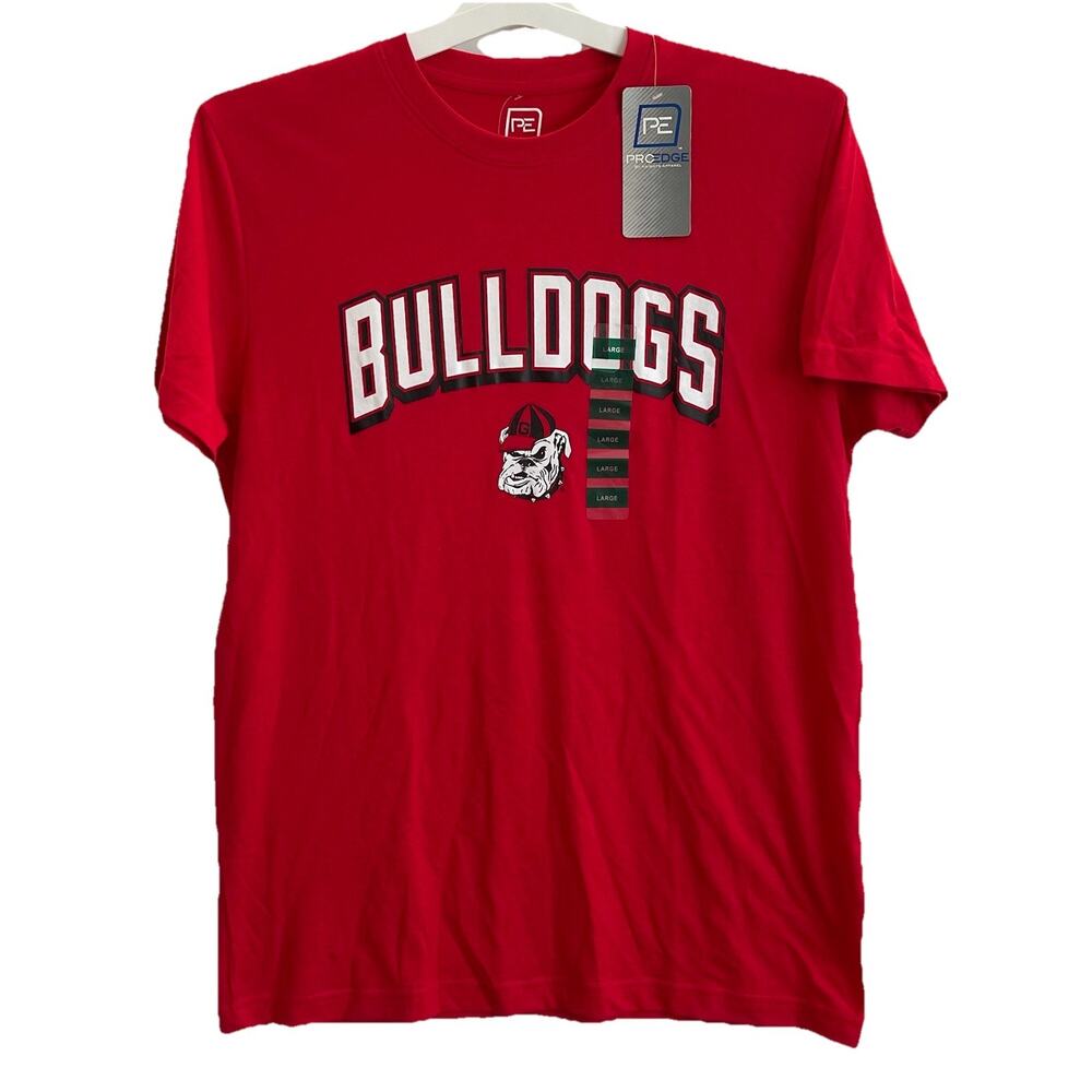 Georgia Bulldogs T Shirt Red M, L, XL, 2XL. 3XL 🔥NEW🔥Pro Edge Dawgs NCAA Soft
